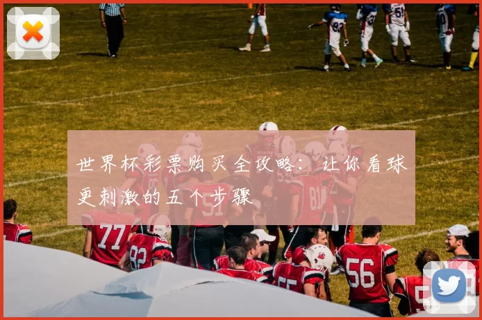世界杯彩票购买全攻略：让你看球更刺激的五个步骤