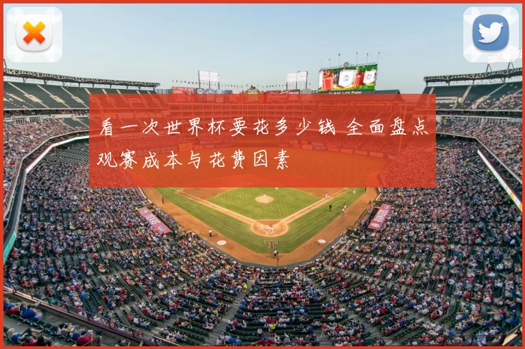 看一次世界杯要花多少钱 全面盘点观赛成本与花费因素