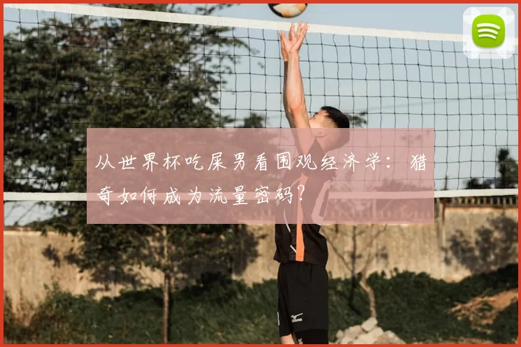 从世界杯吃屎男看围观经济学:猎奇如何成为流量密码?